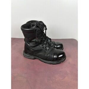 Thorogood 834-6888 Men's 8" Leather Side Zip Tactical Jump Boots Black Sz 10.5 W